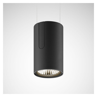 Pendelarmaturen Canilo PL reflector zwart rond etble 23W 2665LM 90 flo