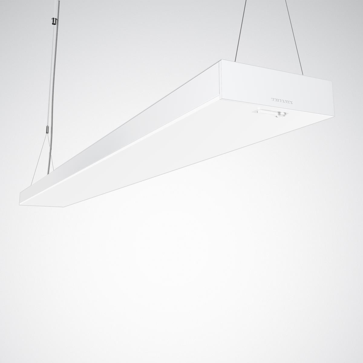 Pendelarmaturen Opendo H lens wit etble 43W 5300LM wide reduced glare