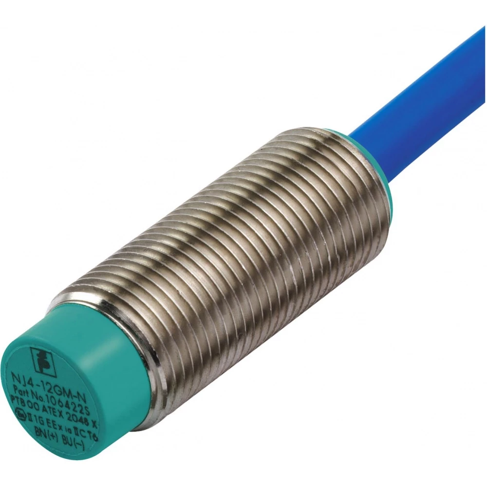 Pepperl+fuchs NJ inductieve naderingsschakelaar schakelafstand 4MM 1500HZ metaal kabel 106422