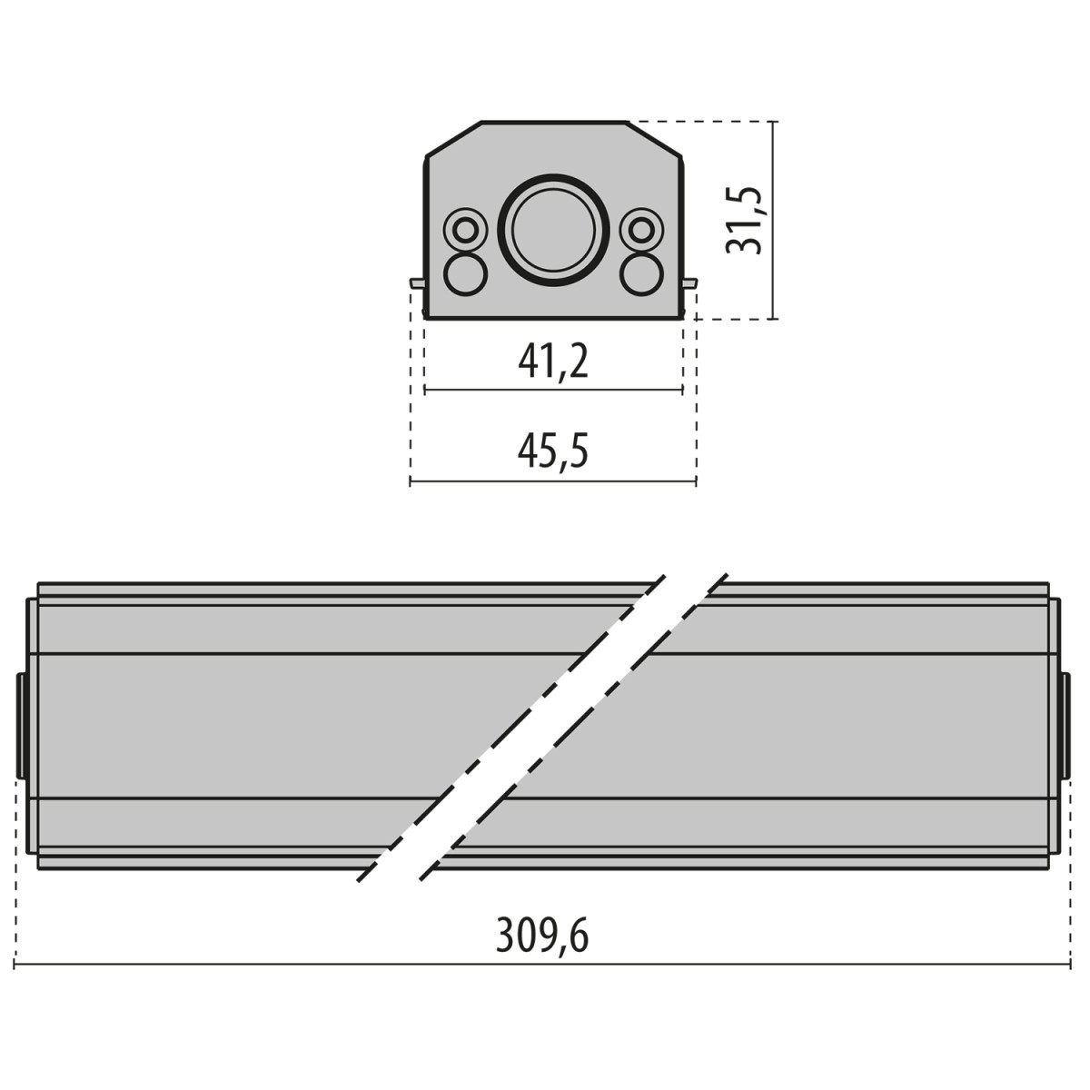 Performance in Lighting Accessori NOTTURNO Notturno Voedingsbox dali in L500-voedingsbox dali in L500