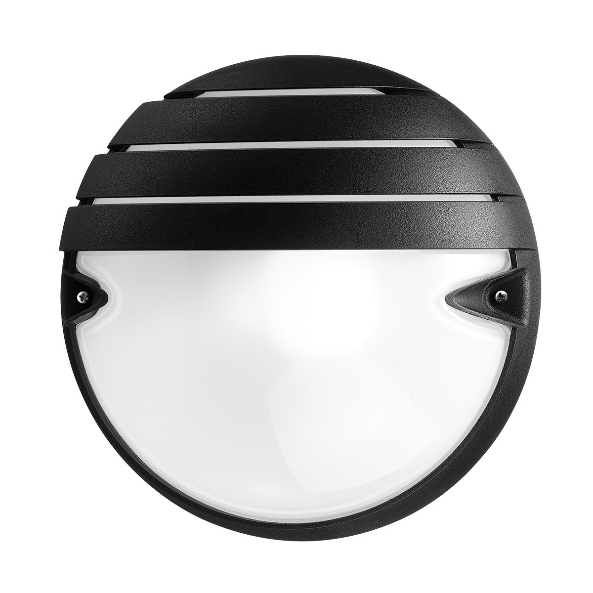 Performance in Lighting CHIP Chip Tondo 30 grill zwart e27-wand en plafondarmatuur 1x30w FBT symmet