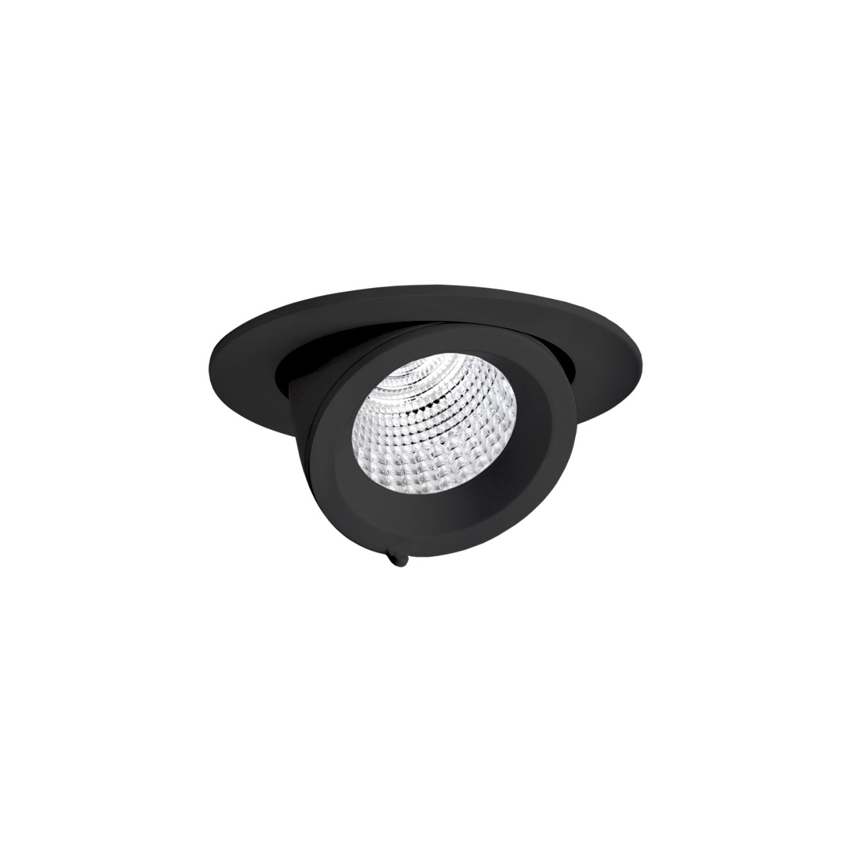 Performance in Lighting EB+ Eb+ 432 15 930 C/iw BK-ral9005-led-inbouwspots 3000K 12W statisch cirk