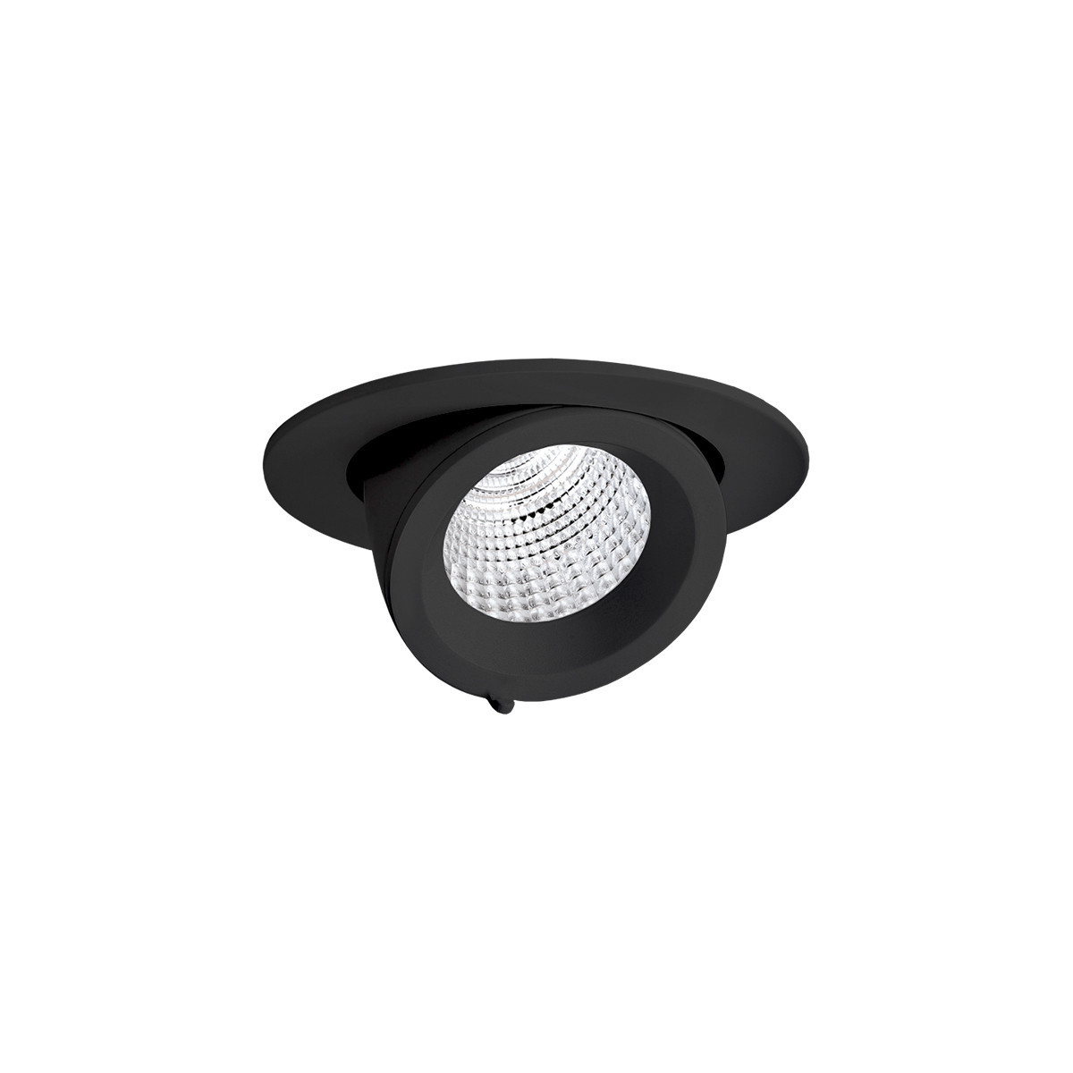 Performance in Lighting EB+ Eb+ 432 15 940 C/iw BK-ral9005-led-inbouwspots 4000K 12W statisch cirk