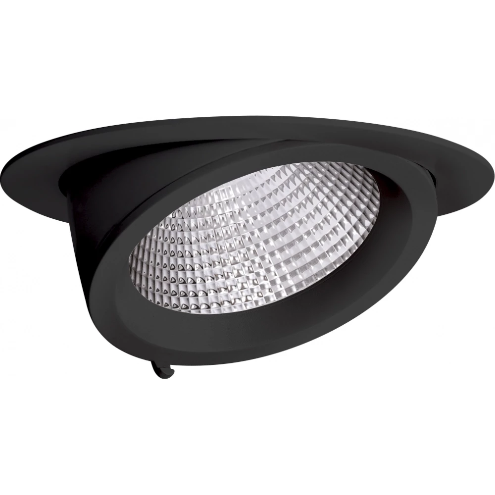 Performance in Lighting EB+ Eb+ 434 25 930 C/MW BK-ral9005-led-inbouwspots 3000K 24W statisch cirk