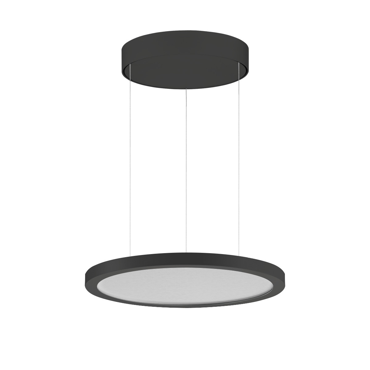 Performance in Lighting FL ROUND+ FL R+ 333 PL 8/23 S/A 830 zwart MP-led-pendelarmatuur 3000K 25W statis
