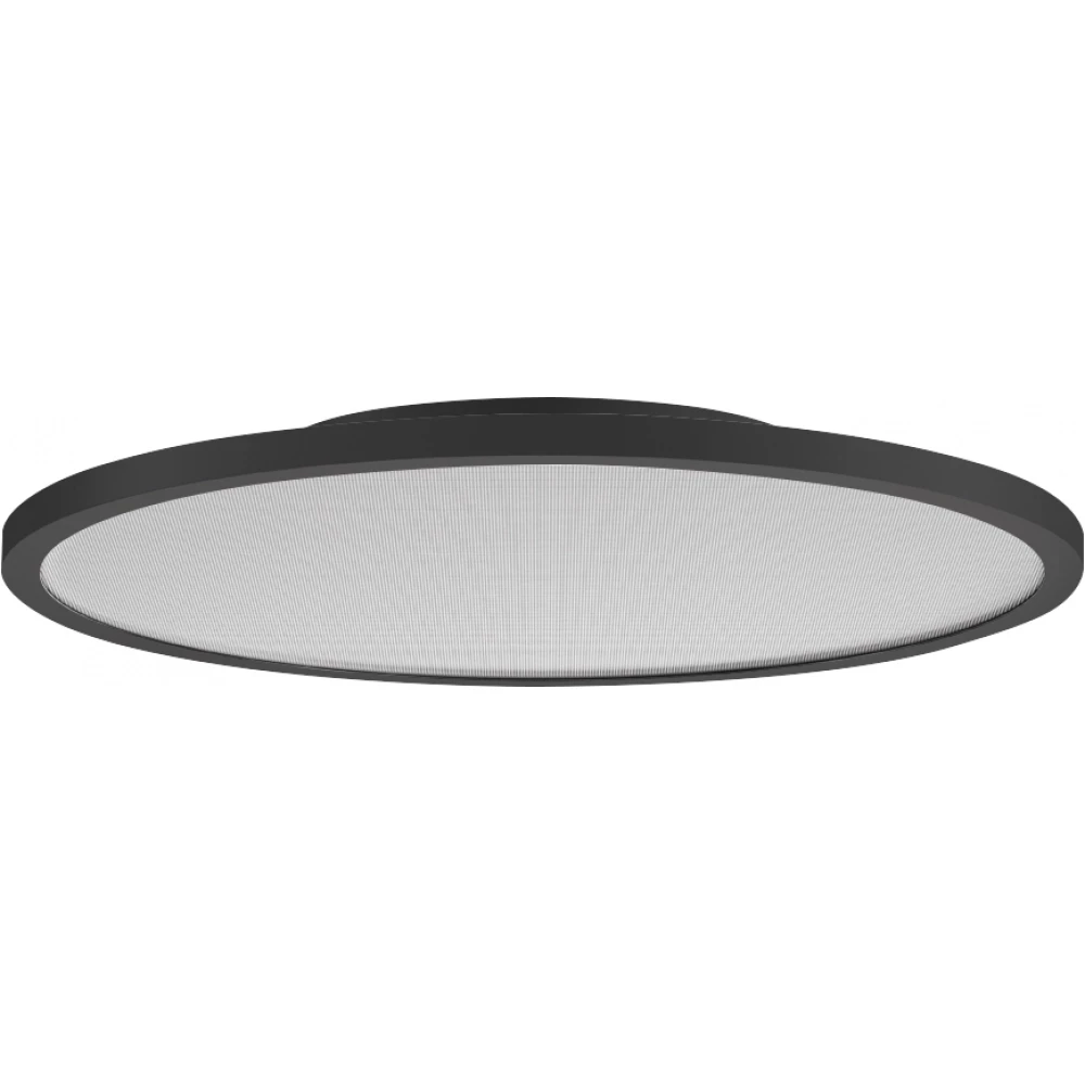 Performance in Lighting FL ROUND+ FL R+ 555 SM 44 S/B 830 zwart MP-led-opbouwarmatuur 3000K 49W statisch