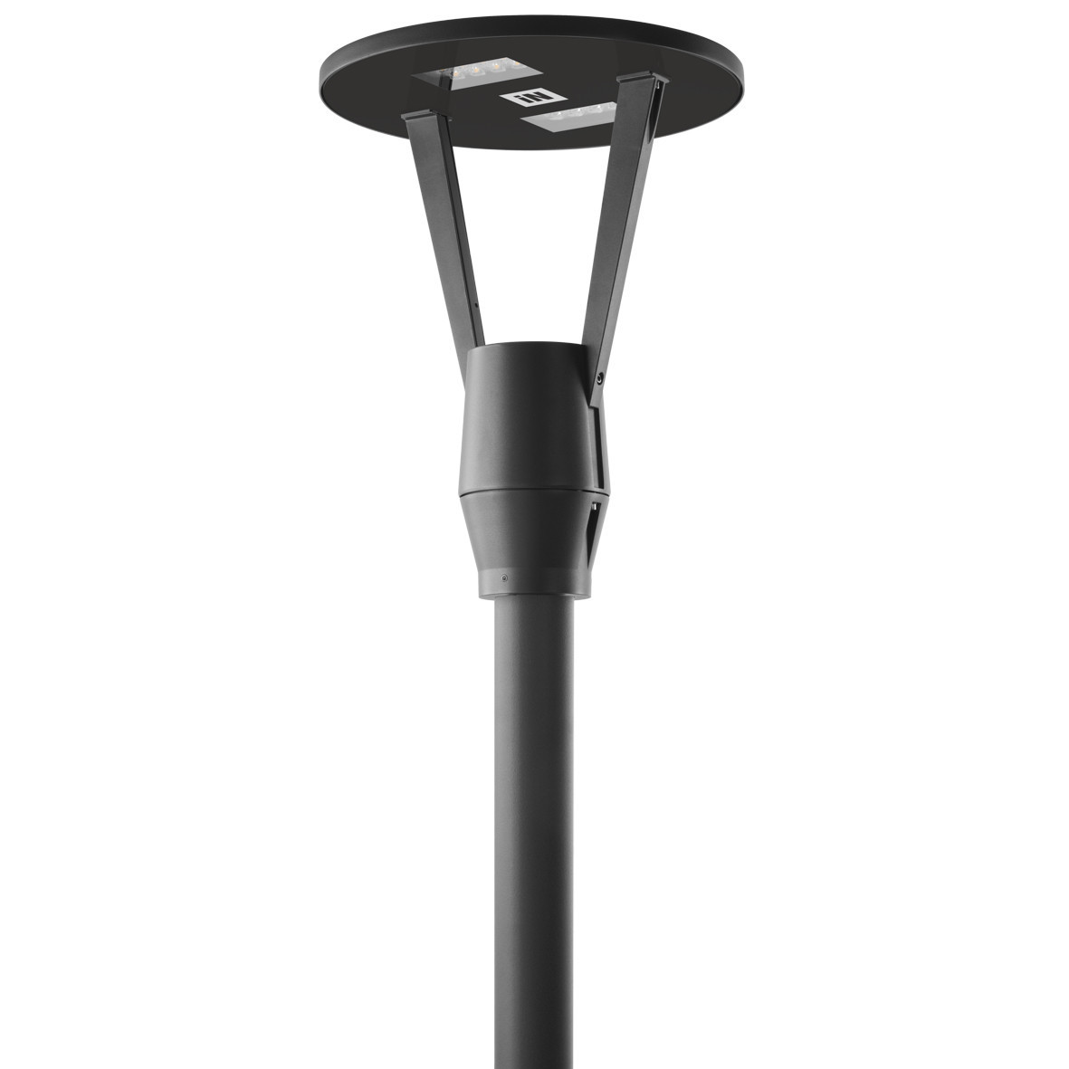 Performance in Lighting HEDO+ Hedo+ft 34 C/ew 740 antraciet apr-led-mastverlichting 4000K 36W met au