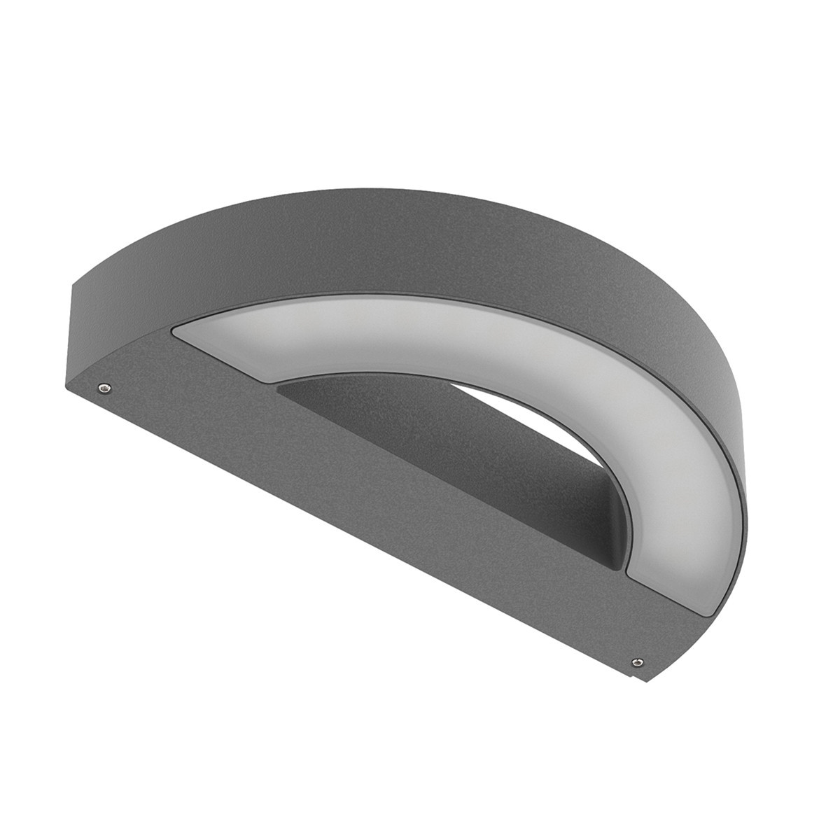 Performance in Lighting MASK+ Mask+mini M 8 S/ew 830 antraciet-led-wandarmatuur 3000K 8W statisch SY