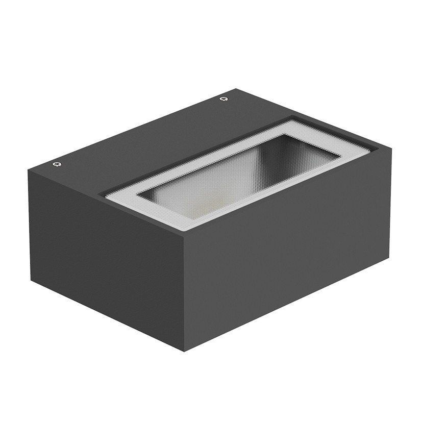 Performance in Lighting ORION Orion H M 5.5 a9/ew 4000K antraciet-led-wandarmatuur 4000K 5W statisch