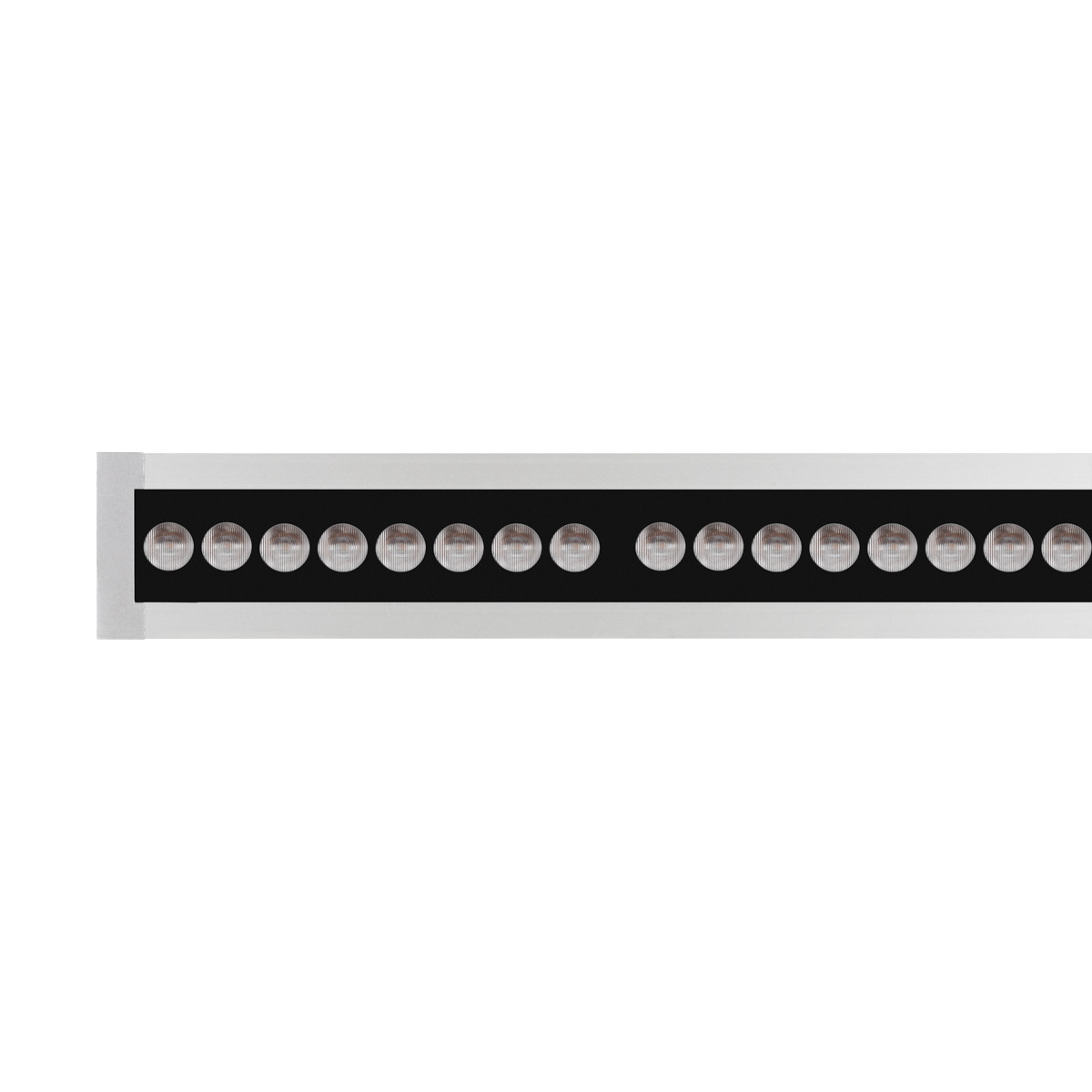 Performance in Lighting STRIP SQUARE+ Strip Square inground+l1300 ell 840 dali-led-linear inbouwarmatuur 400