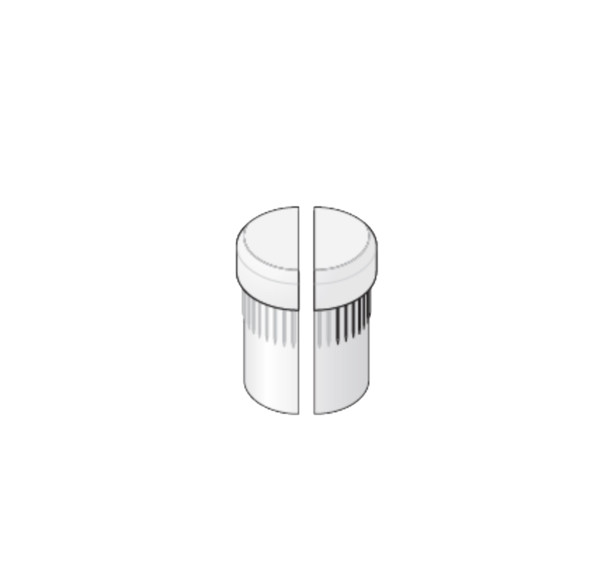 Pflitsch UNI-dicht Inzetstuk 2-delig, voor wartel PG16/m25x1,5