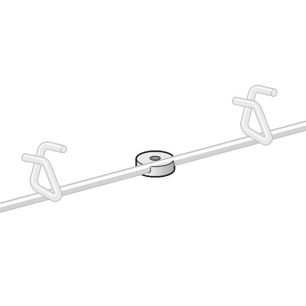 Pflitsch Single Wire System Montageschijf Voor SWS-kabelgeleider, kunststof