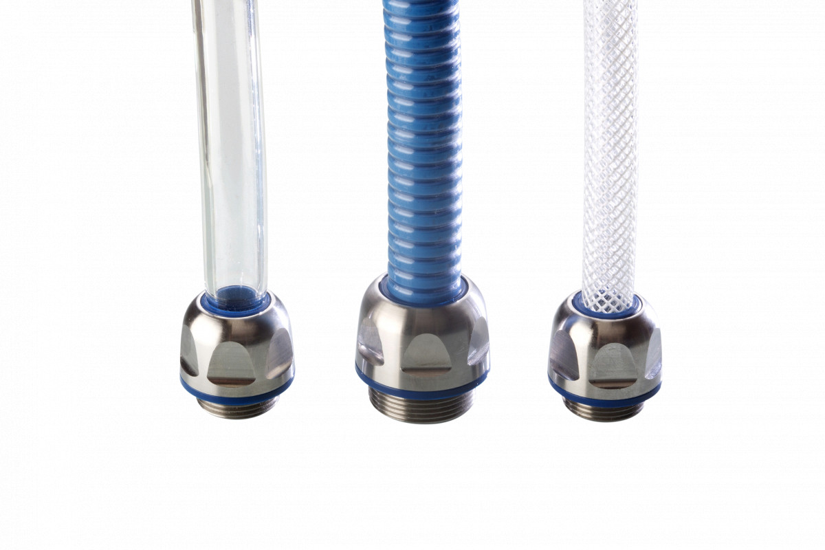 Pflitsch Ommantelde ribbelbuizen Beschermslang TBV food-industrie, gecoat polyamide, 21,7x28,8MM