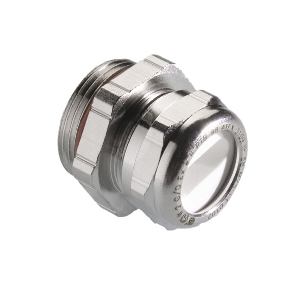 Pflitsch UNI-dicht wartels Kabelwartel Messing vernikkeld, m20x1,5,voor vlakkabel 5G11MM