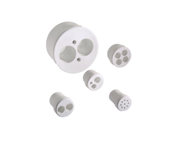 Pflitsch UNI-dicht Inzetstuk, tpe-V, voor wartel PG16/m25x1,5, doorlaat 4x6mm