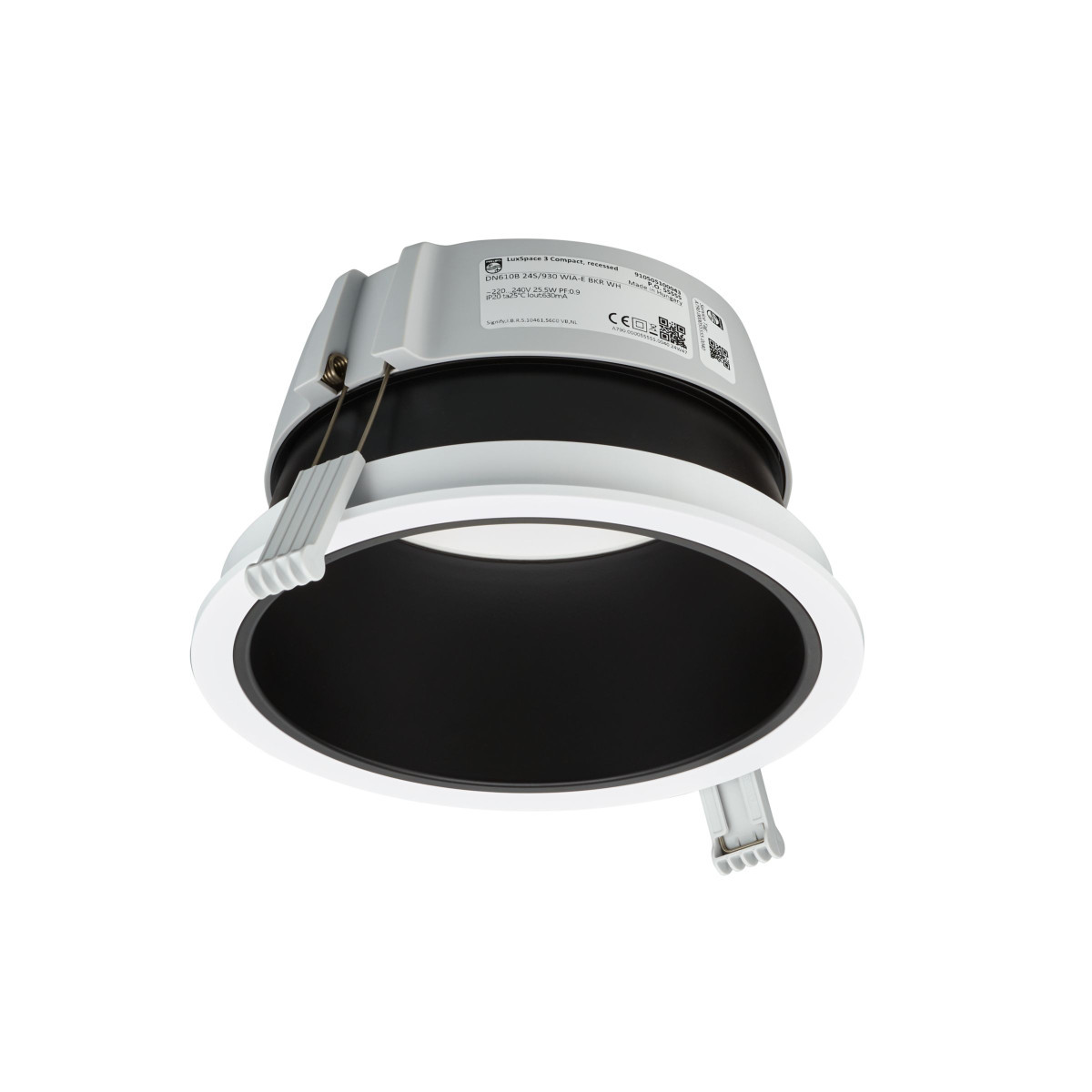 Philips LuxSpace DN610B 20S/840 psu-E BKR WH