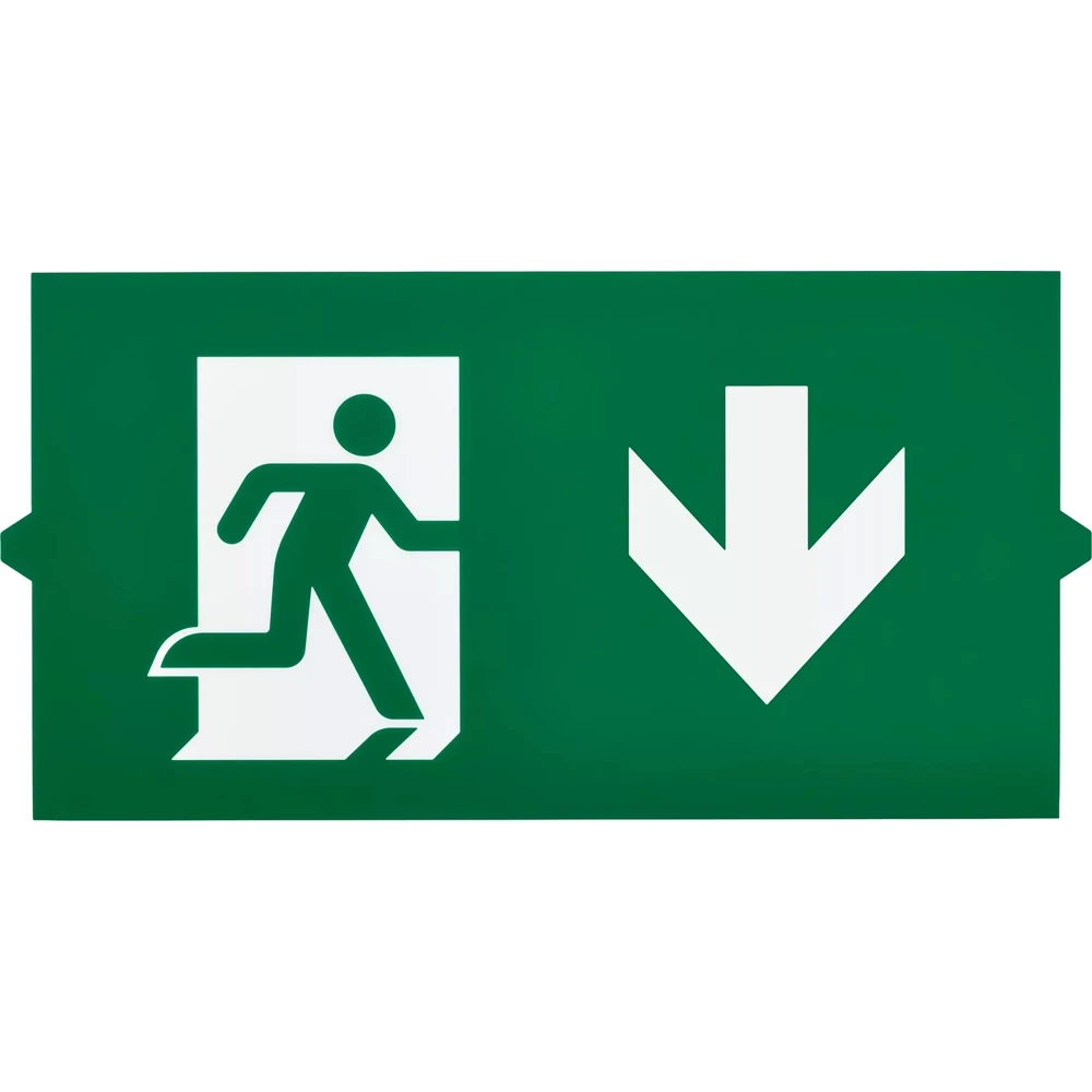 Philips Em155z slim WL exit sign legend down