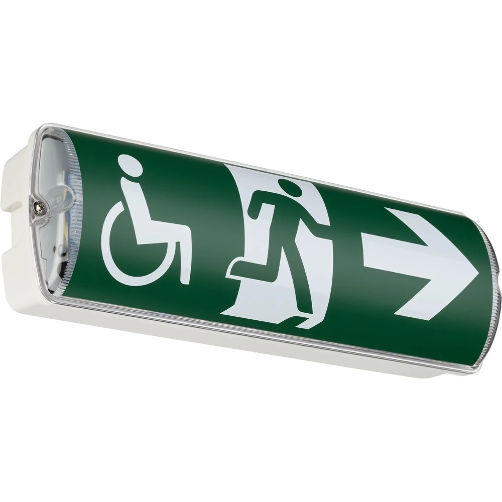 Philips Em253c SM BKD exit sign NM3 elw ip65 WH