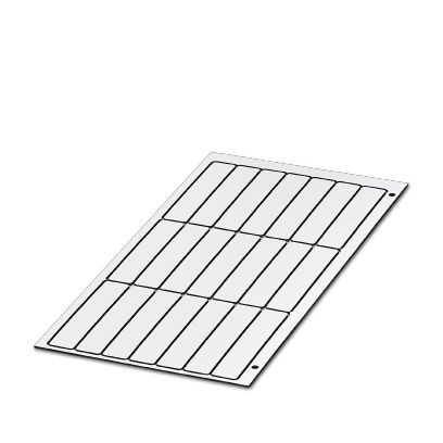 Phoenix Contact Graveermateriaal Gpe 60x12 WH/R cus