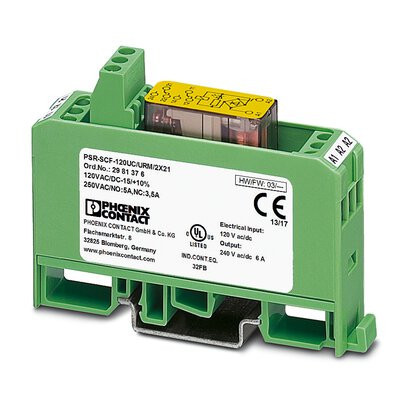 Phoenix Contact Koppelrelais PSR-SCF-120uc/urm/2x21