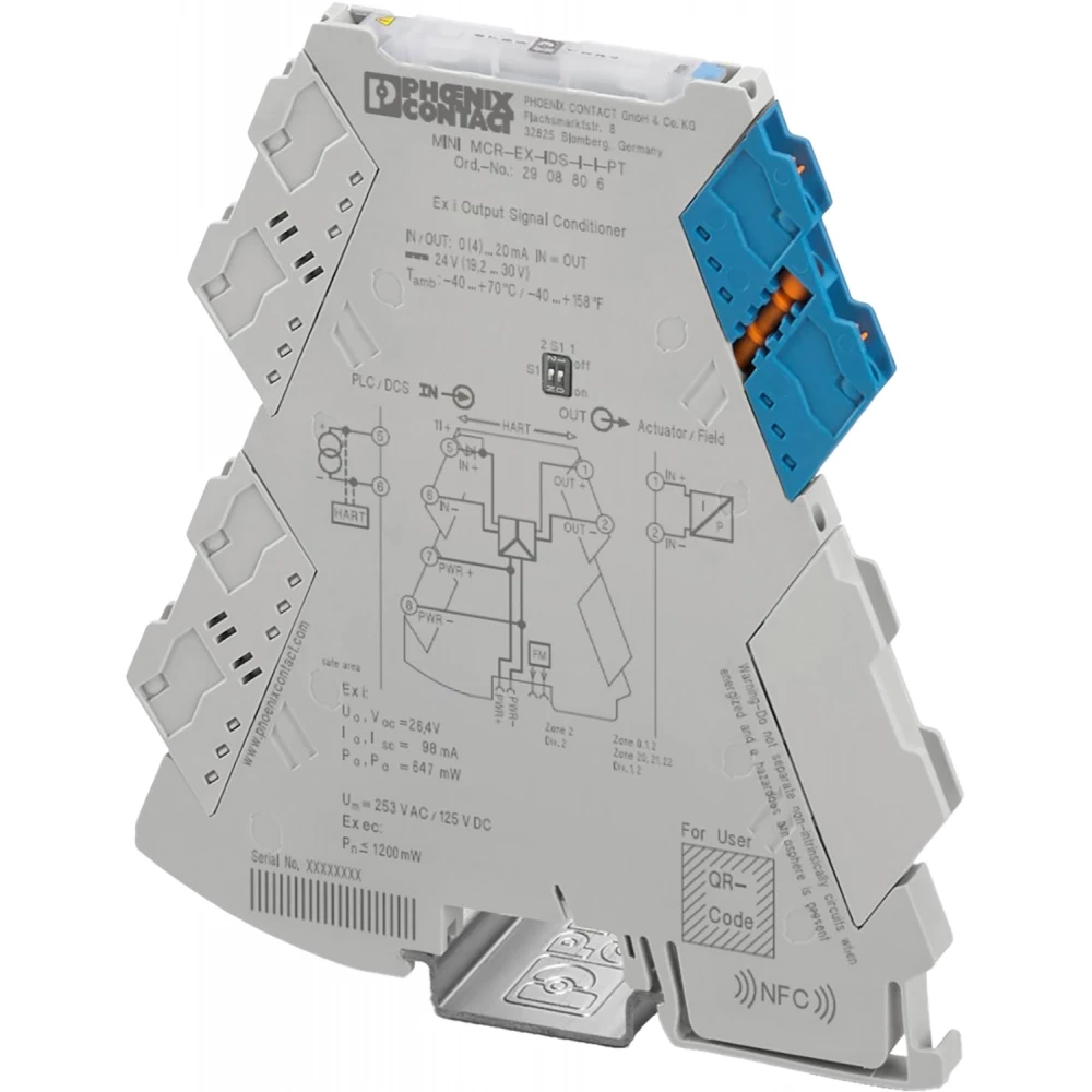 Phoenix Contact mini MCR-ex-ids-I-I-PT uitgangsscheidingsversterkers