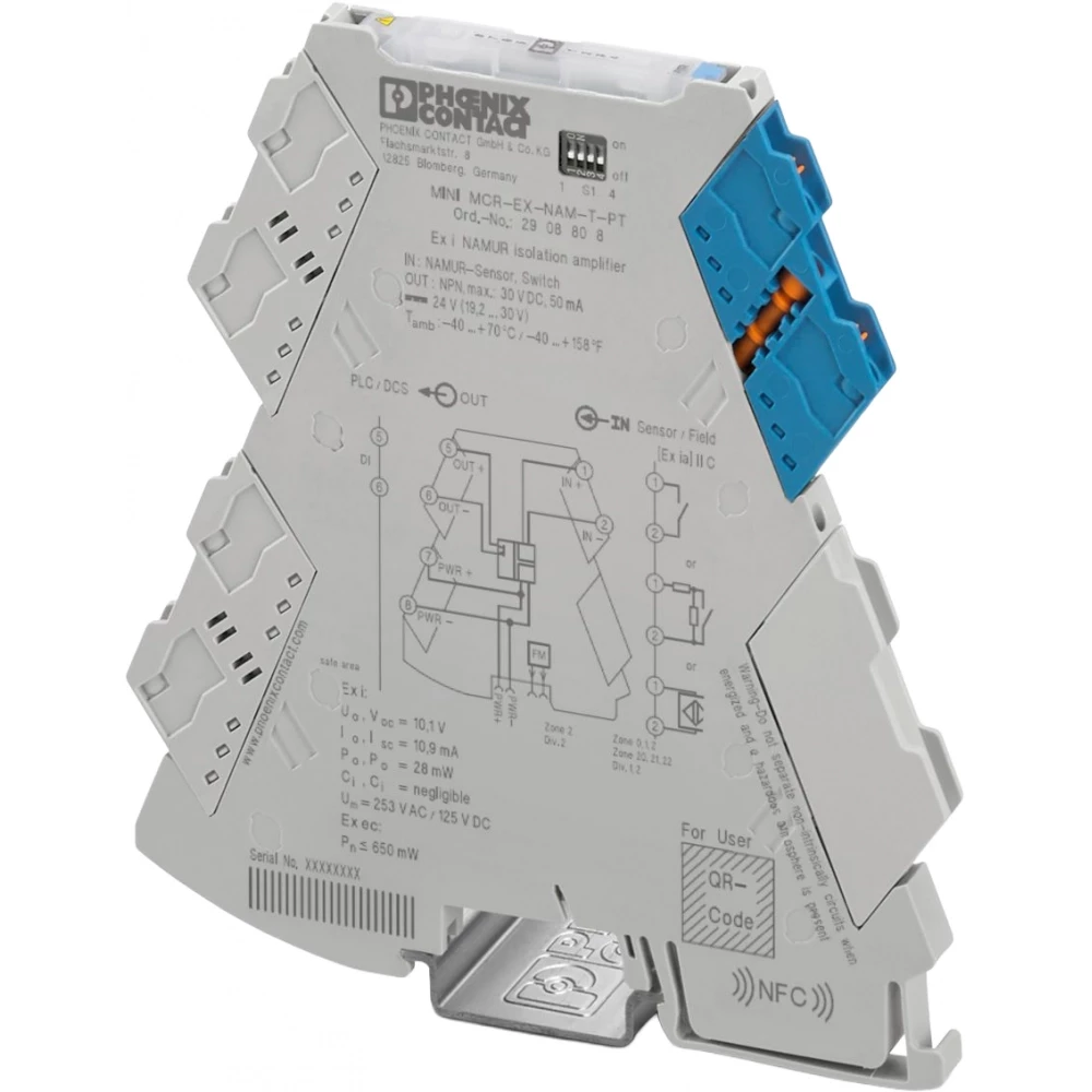 Phoenix Contact mini MCR-ex-nam-T-PT - scheidingsschakelaar verterker