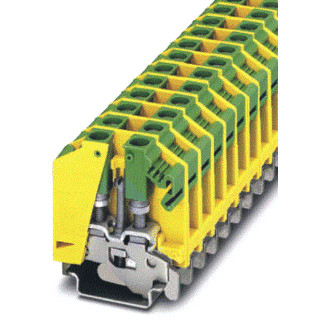 Phoenix Contact otta verbindingsrijgklem 0,1-6MM² eendr. 0,1-6MM² meerdr. groen/geel
