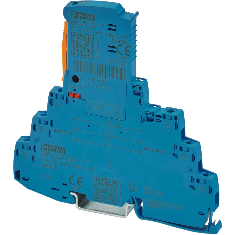 Phoenix Contact Overspanningsbeveiligingsmoduul TTC-6P-3-ex-24DC-ut-I