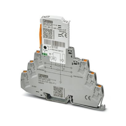Phoenix Contact Overspanningsbeveiligingsmoduul TTC-6P-3-HF-12DC-PT-I