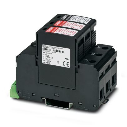 Phoenix Contact Overspanningsbeveiligingsmoduul Typ Val-Us-120/65/2+1-FM
