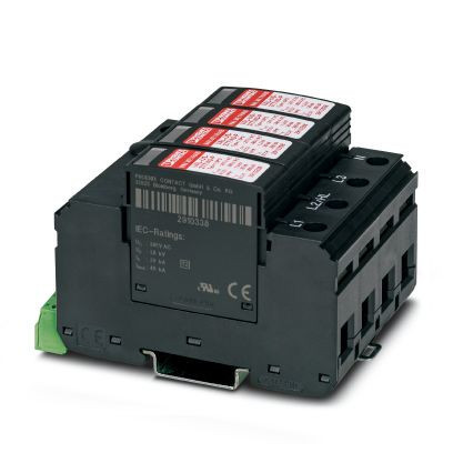 Phoenix Contact Overspanningsbeveiligingsmoduul Typ Val-Us-480HLD/30/3+1V-FM