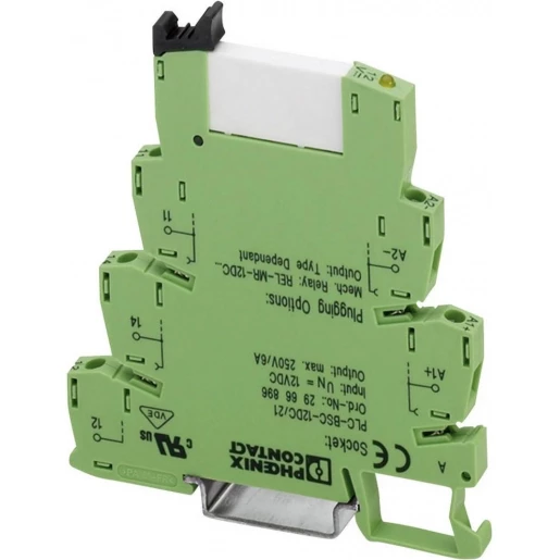Phoenix Contact PLC schakelrelais nom.stuurstroomsp.24V DC 1 wiss.cont.