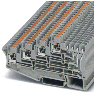 Phoenix Contact PT verbindingsrijgklem 0,14-2,5MM² eendr. 0,14-2,5MM² meerdr. grijs