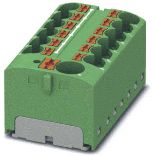 Phoenix Contact ptfix verbindingsrijgklem 0,2-6MM² eendr. groen