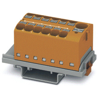 Phoenix Contact ptfix verbindingsrijgklem 0,2-6MM² eendr. oranje