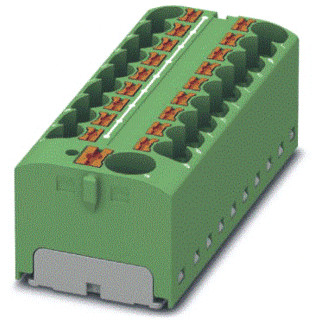 Phoenix Contact ptfix verbindingsrijgklem 0,2-6MM² eendr. groen