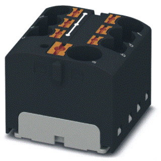 Phoenix Contact ptfix verbindingsrijgklem 0,2-6MM² eendr. zwart