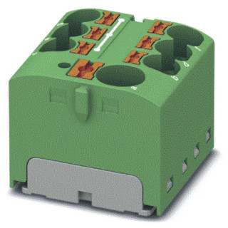 Phoenix Contact ptfix verbindingsrijgklem 0,2-6MM² eendr. groen