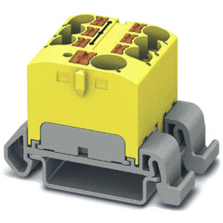 Phoenix Contact ptfix verbindingsrijgklem 0,2-6MM² eendr. geel