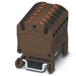 Phoenix Contact ptfix verbindingsrijgklem 0,14-1,5MM² eendr. 0,14-1,5MM² meerdr. bruin