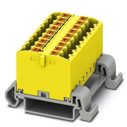 Phoenix Contact ptfix verbindingsrijgklem 0,14-4MM² eendr. 0,14-2,5MM² meerdr. geel