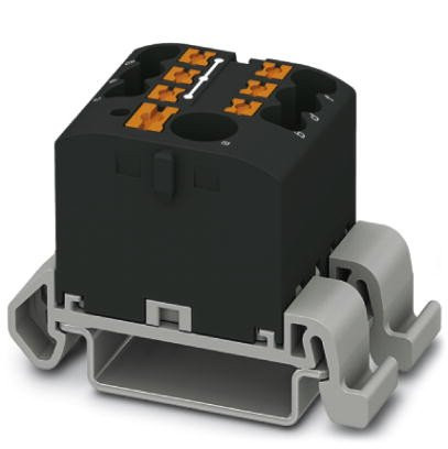 Phoenix Contact ptfix verbindingsrijgklem 0,14-4MM² eendr. 0,14-2,5MM² meerdr. zwart