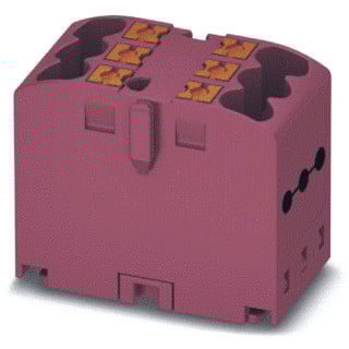Phoenix Contact ptfix verbindingsrijgklem 0,14-4MM² eendr. 0,14-2,5MM² meerdr. bruin