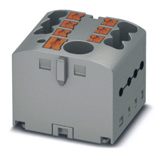 Phoenix Contact ptfix verbindingsrijgklem 0,14-4MM² eendr. 0,14-2,5MM² meerdr. grijs