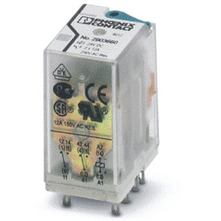 Phoenix Contact rel schakelrelais nom.stuurstroomsp.24V DC 2 wiss.cont.