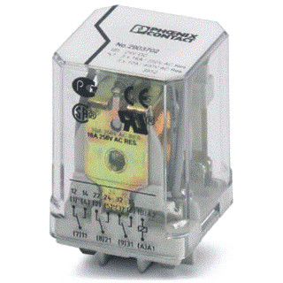 Phoenix Contact rel schakelrelais nom.stuurstroomsp.24V DC 3 wiss.cont.