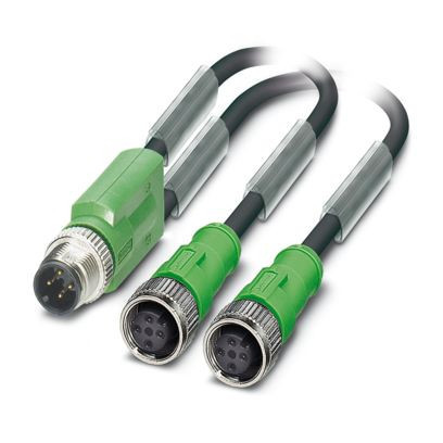 Phoenix Contact Sac-3P-M12Y/2x0,3pur/FS B bkva
