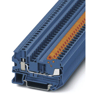 Phoenix Contact qtcu verbindingsrijgklem 0,5-2,5MM² eendr. 0,5-2,5MM² meerdr. blauw