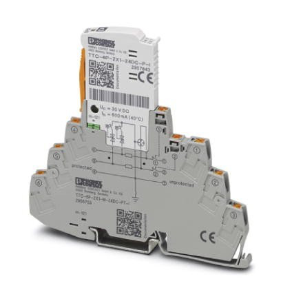 Phoenix Contact Overspanningsbeveiligingsmoduul TTC-6P-2x1-M-24DC-PT-I