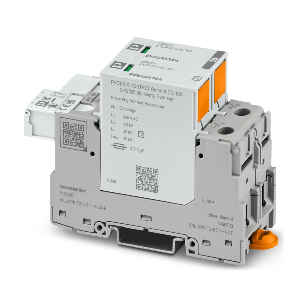 Phoenix Contact Val-SPP-T2-335-1+1-ut-R